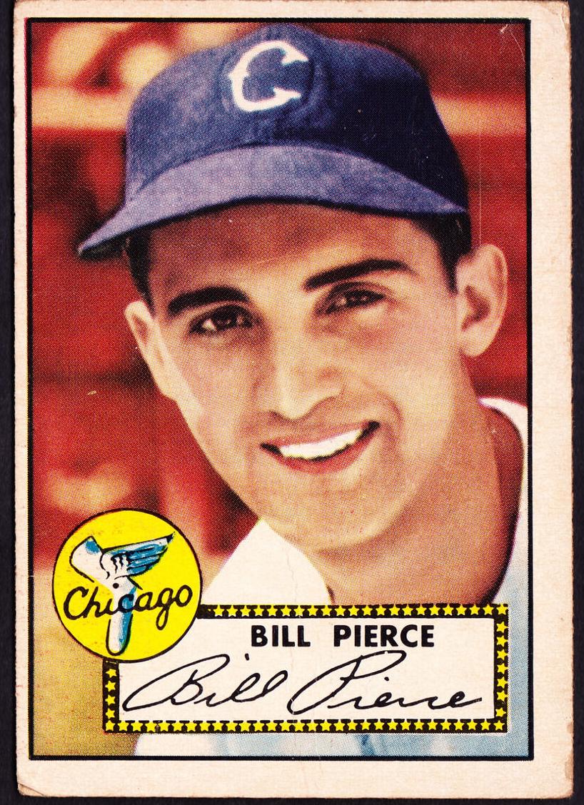 1952 Topps Baseball Billy Pierce #98 PSA 6