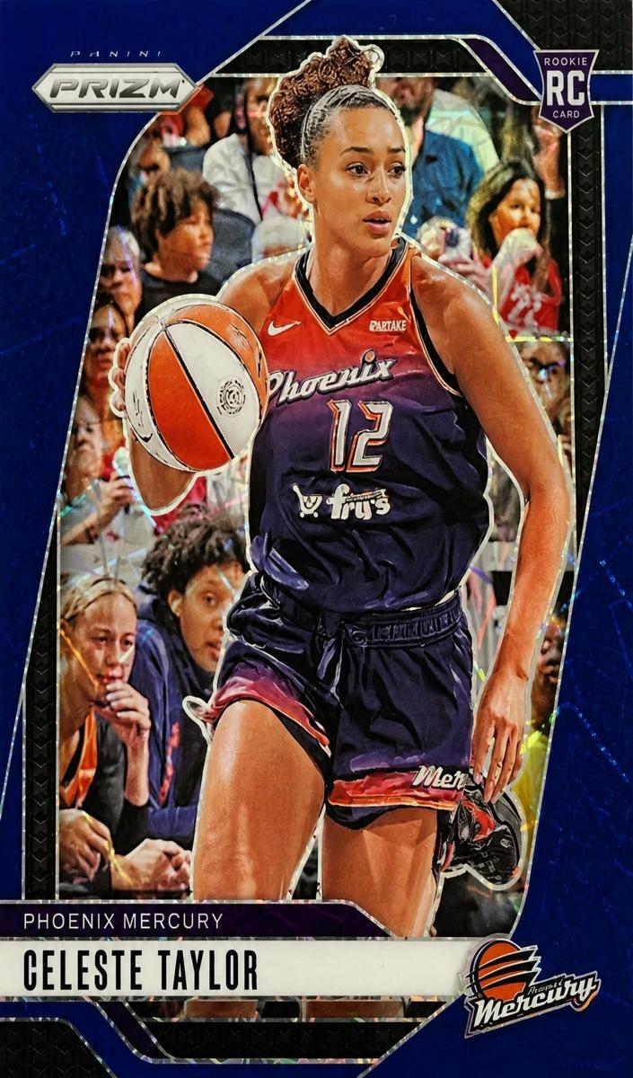 2024 Panini Prizm WNBA Basketball Blue Velocity Celeste Taylor #48