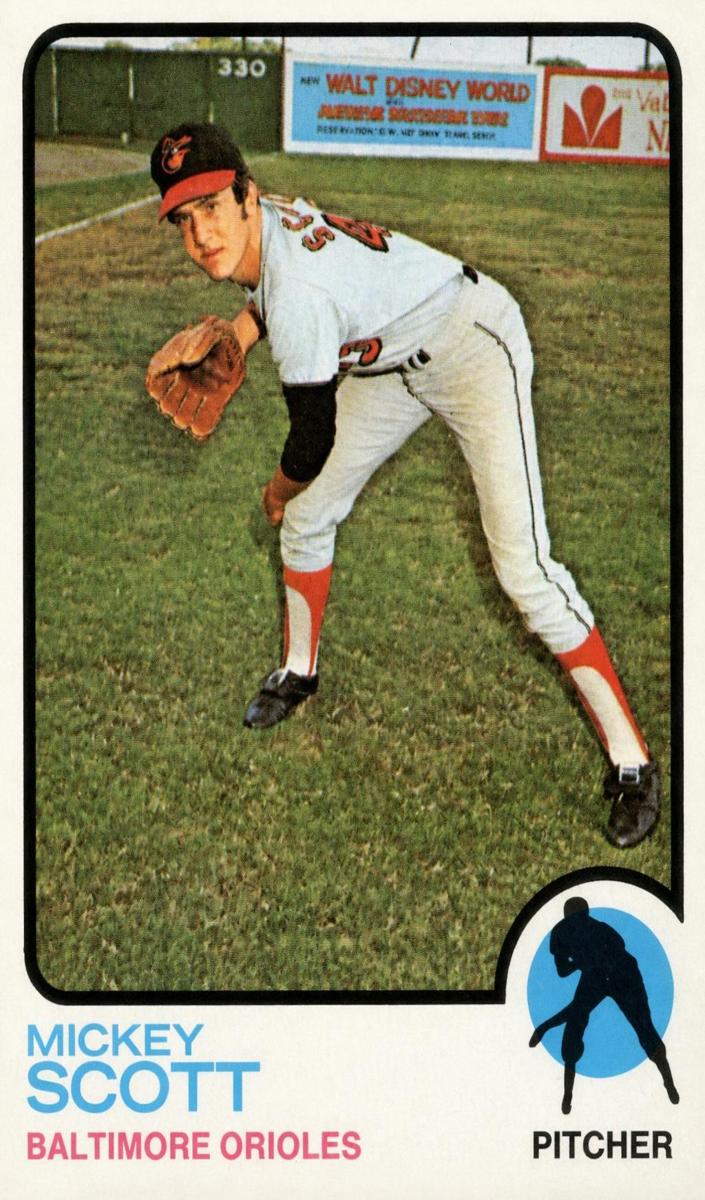 1973 O-Pee-Chee Baseball Mickey Scott #553
