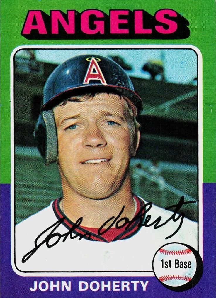 1975 Topps Baseball John Doherty #524 PSA 8.5