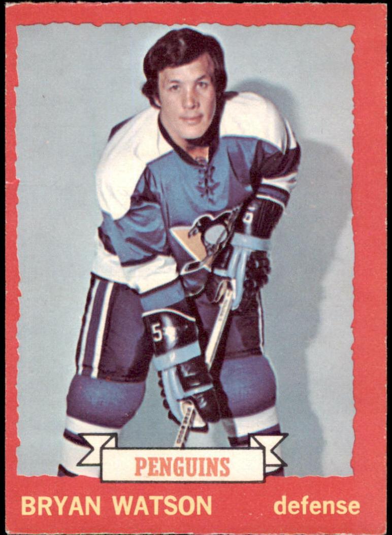 1973 O-Pee-Chee Hockey Bryan Watson #14 PSA 8