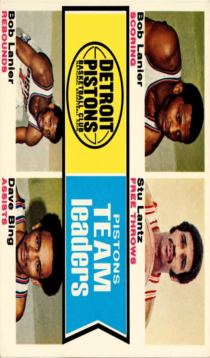 1974 Topps Basketball Detroit Pistons #86 PSA 9