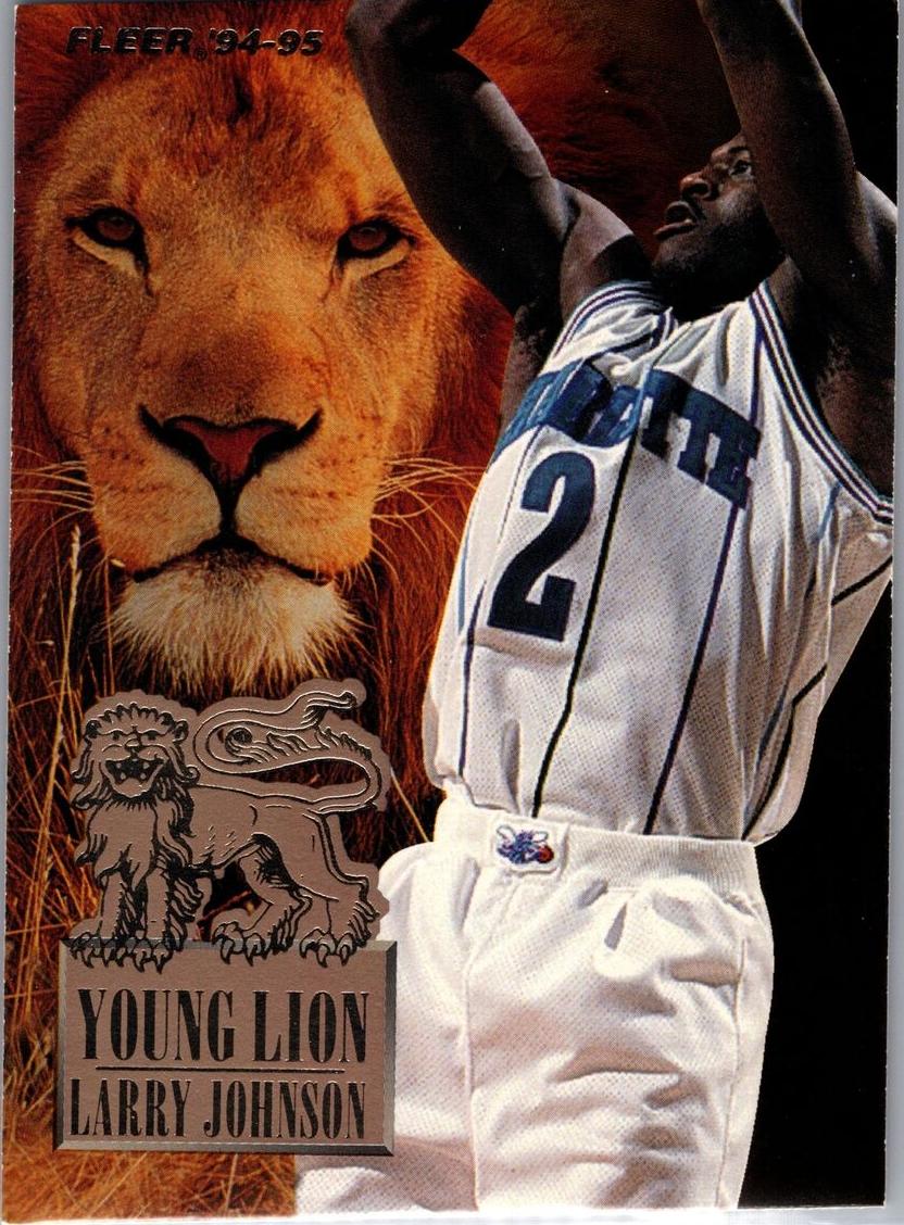 1994 Fleer Basketball Larry Johnson #3 PSA 10