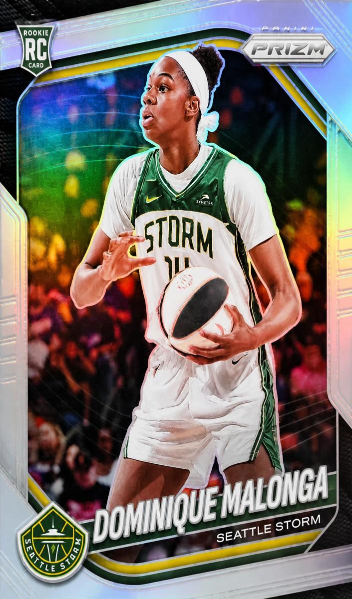 2025 Panini Prizm WNBA Basketball Silver Dominique Malonga #116