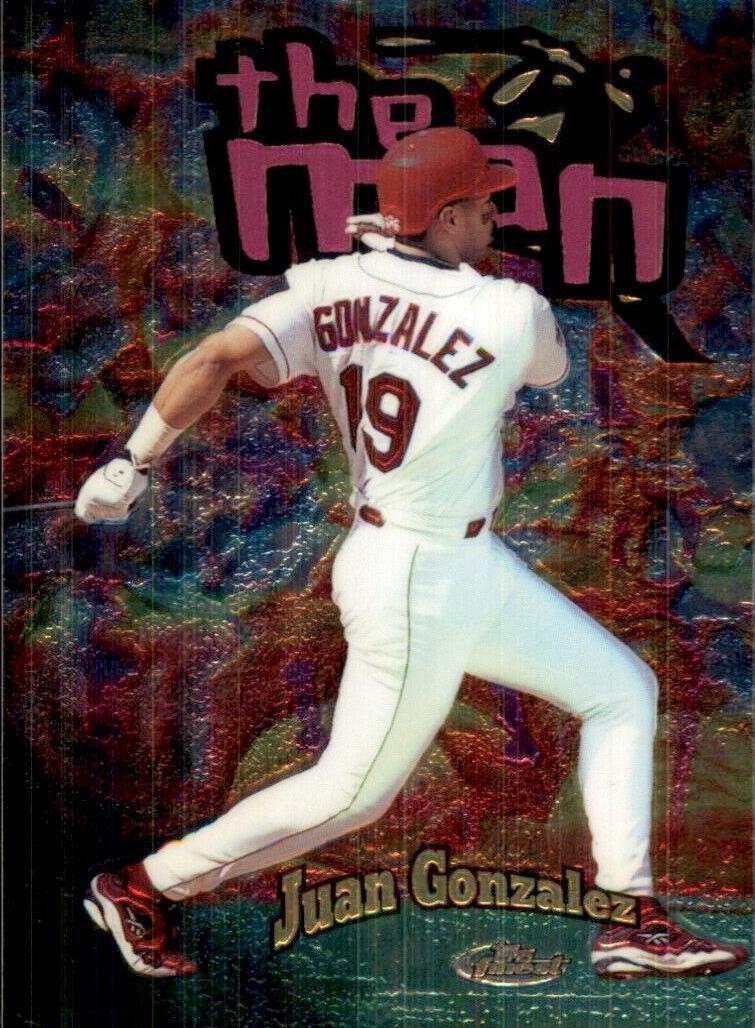1998 Topps Finest Baseball Juan Gonzalez #TM16