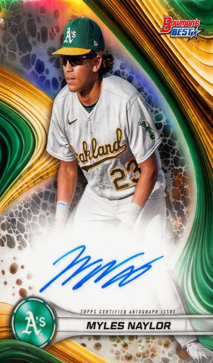 2024 Bowman's Best Baseball Refractor Myles Naylor #B24-MN
