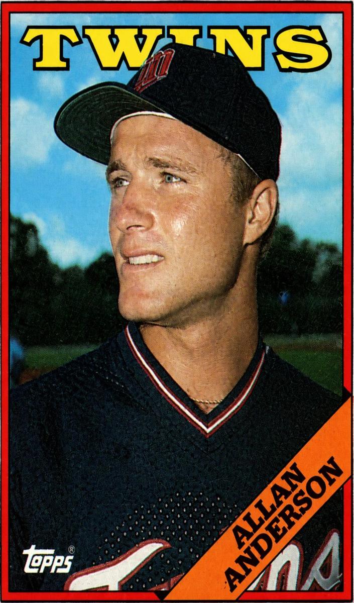 1988 Topps Baseball Allan Anderson #101 PSA 10