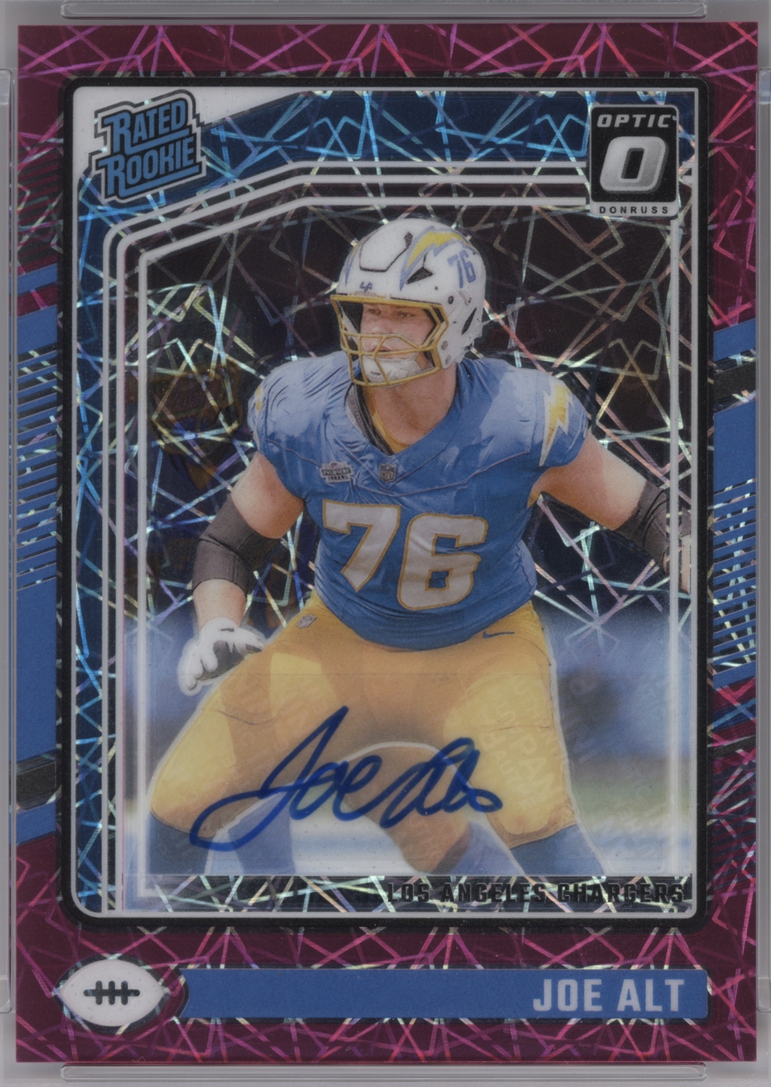 2024 Donruss Optic Football Pink Velocity Joe Alt #254