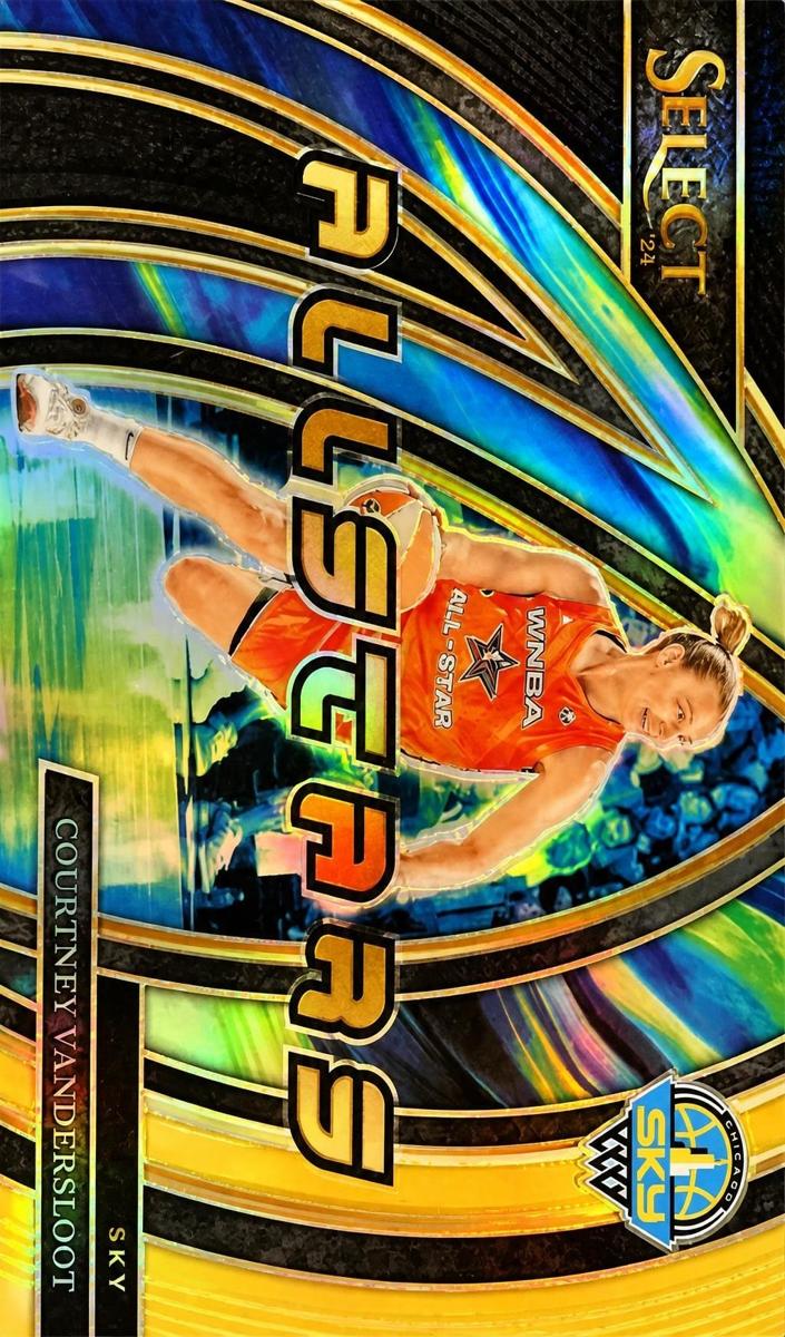 2024 Panini Select WNBA Basketball Black Gold Courtney Vandersloot #14