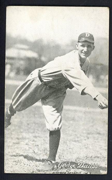 1921 Exhibits Baseball George Dauss #NNO PSA 4