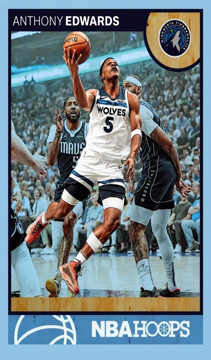 2024 Panini Hoops Basketball Anthony Edwards #17