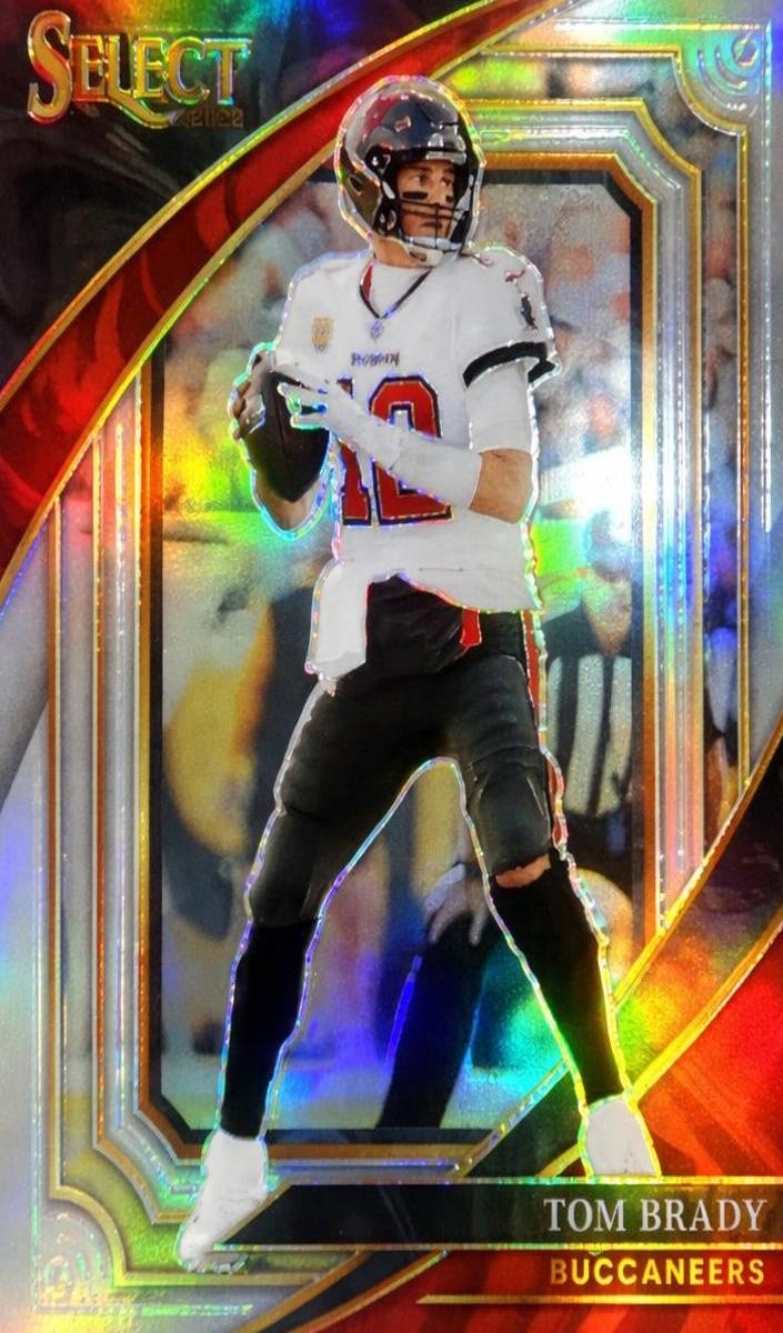 2022 Panini Select Football Silver Prizm Tom Brady #363 PSA 9