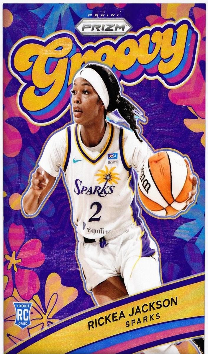 2024 Panini Prizm WNBA Basketball Gold Rickea Jackson #14 PSA 9