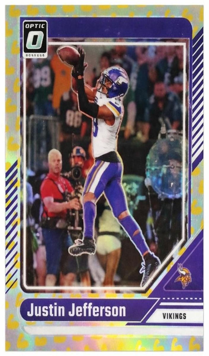 2024 Donruss Optic Football Flex Justin Jefferson #130 PSA 9