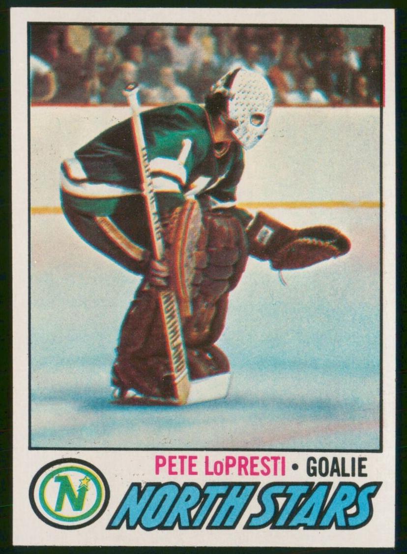1977 Topps Hockey Pete LoPresti #13 PSA 9