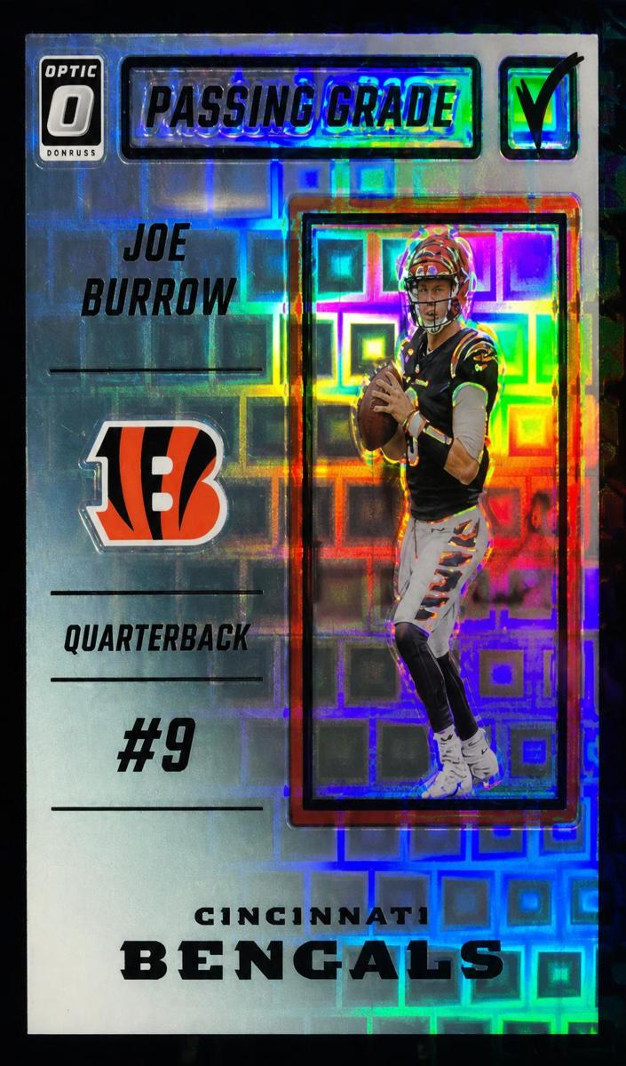 2023 Donruss Optic Football Black Pandora Joe Burrow #PG-JB PSA 10
