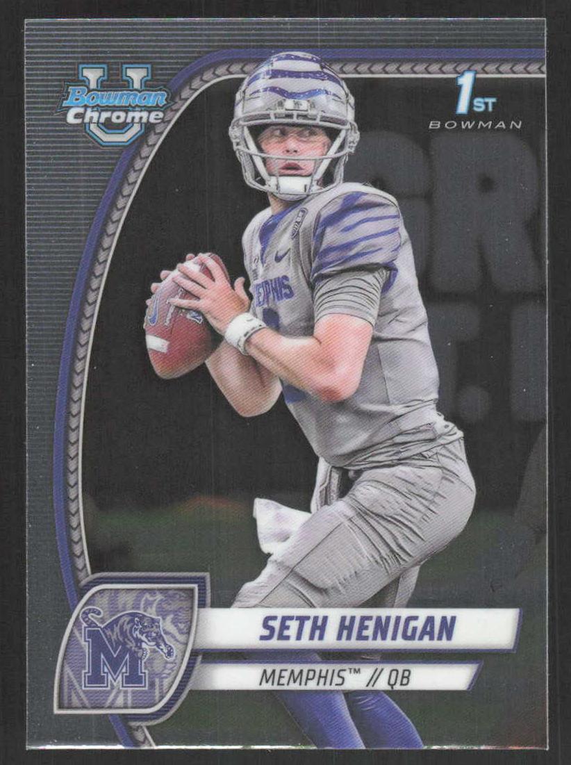 2024 Bowman Chrome University Football Seth Henigan #162