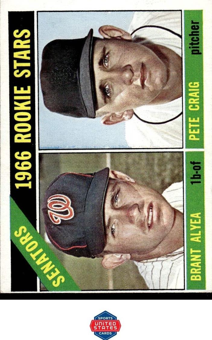 1966 Topps Baseball Senators Rookies #11