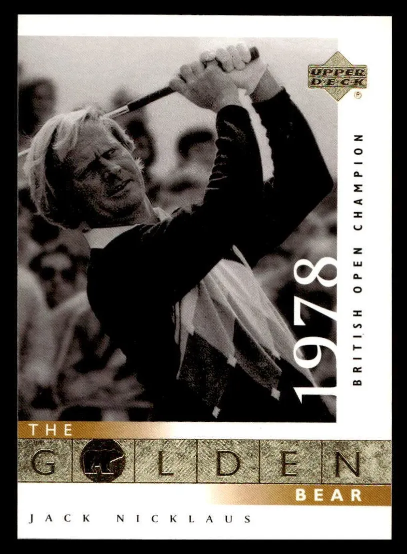 2001 Upper Deck Golf Jack Nicklaus #120 PSA 10