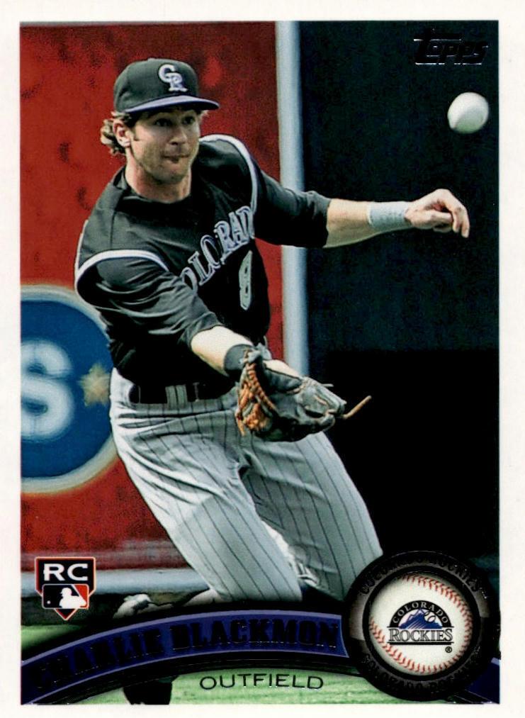 2011 Topps Update Baseball Charlie Blackmon #US231 PSA 9