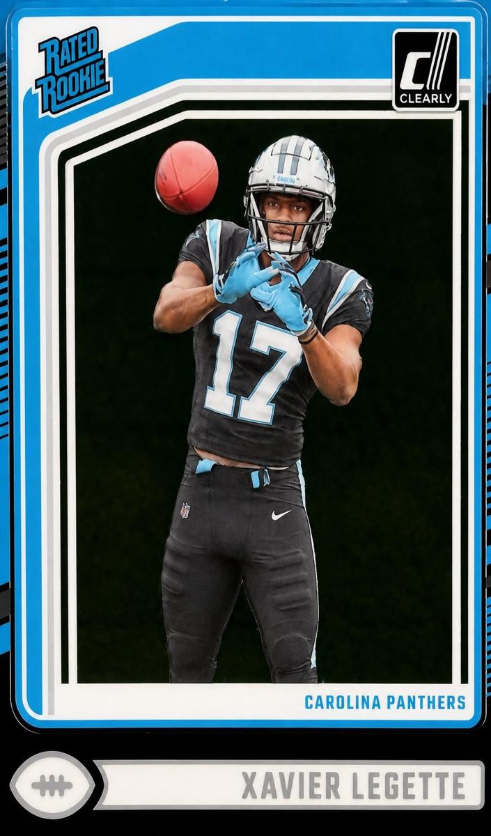 2024 Panini Clearly Donruss Football Xavier Legette #66