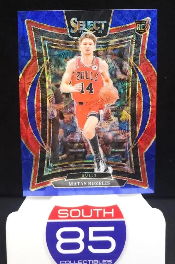 2024 Panini Select Basketball Blue Scope Matas Buzelis #70 PSA 9