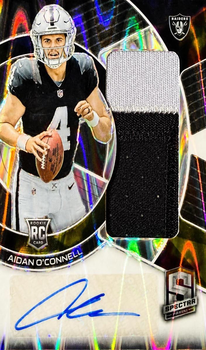 2023 Panini Spectra Football Supernova Aidan O'Connell #RAD-AOC