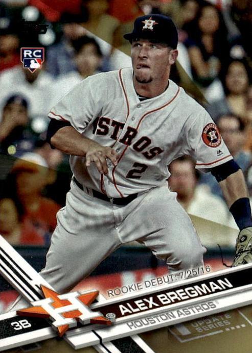 2017 Topps Update Baseball Fielding - Gold Alex Bregman #US150