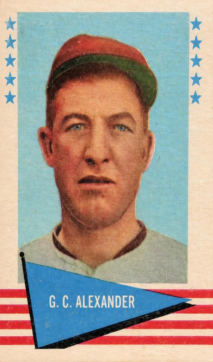1961 Fleer Baseball Greats F418-3 Grover Cleveland Alexander #2
