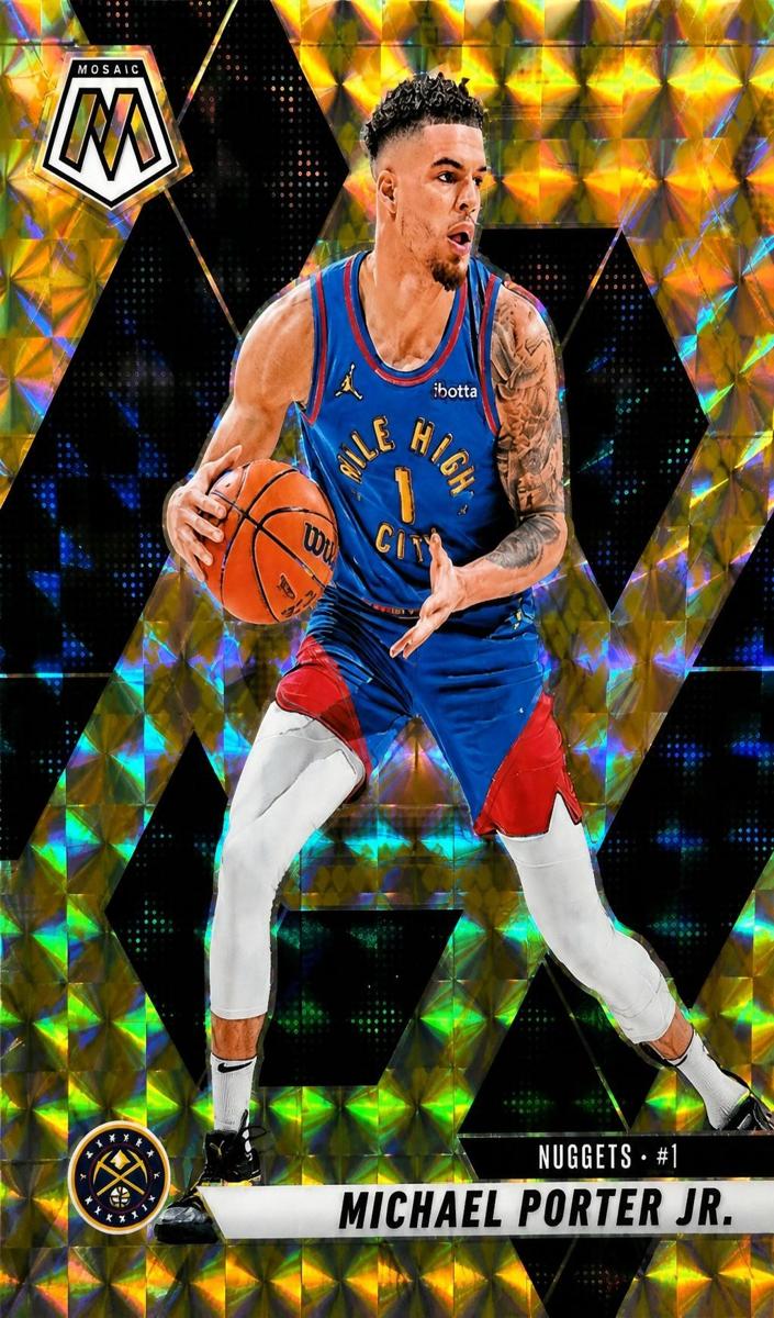 2024 Panini Mosaic Basketball Choice Black Gold Michael Porter Jr. #128