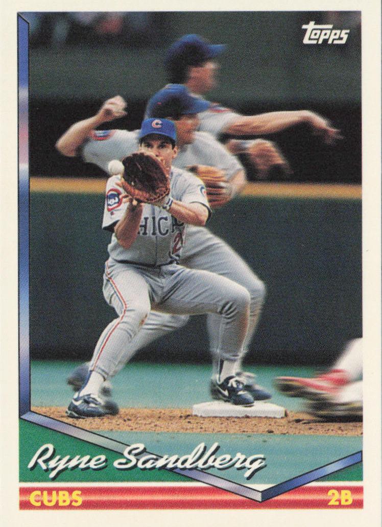 1994 Topps Baseball Ryne Sandberg #300