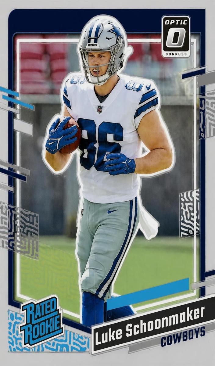 2023 Panini Donruss Football Holo Luke Schoonmaker #325 PSA 10