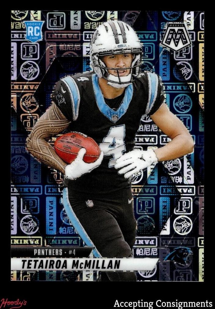 2025 Panini Mosaic Football Silver Knight Tetairoa McMillan #309 PSA 10