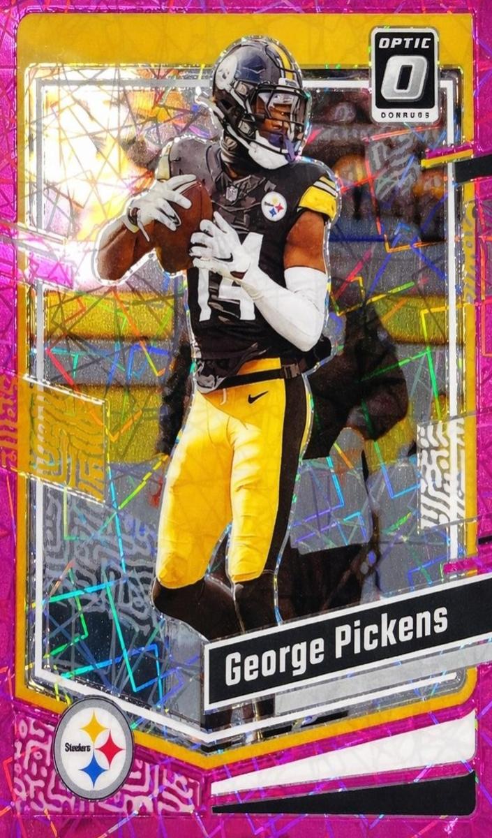 2023 Donruss Optic Football Pink Velocity George Pickens #160