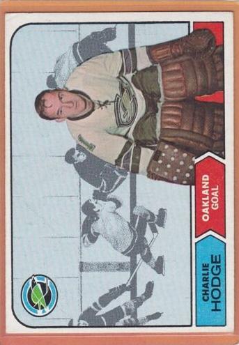 1968 Topps Hockey Charlie Hodge #78