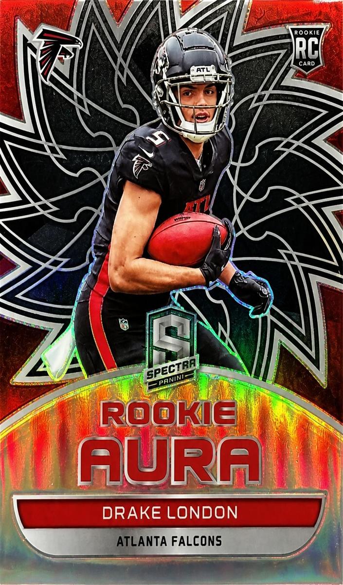 2022 Panini Spectra Football Drake London #AUR-DLO SGC 9