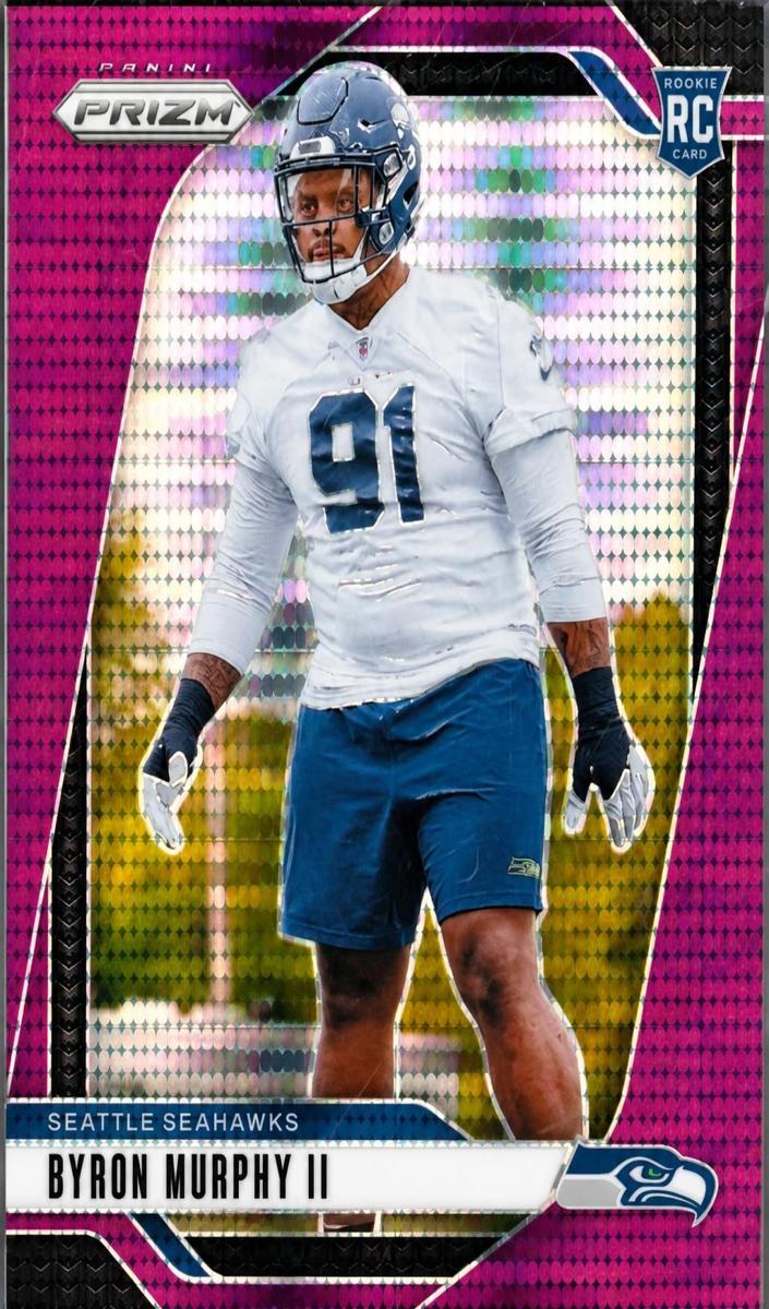 2024 Panini Prizm Football Purple Pulsar Byron Murphy II #317