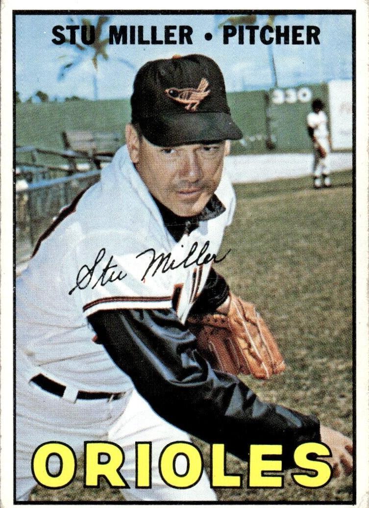 1967 Topps Baseball Stu Miller #345