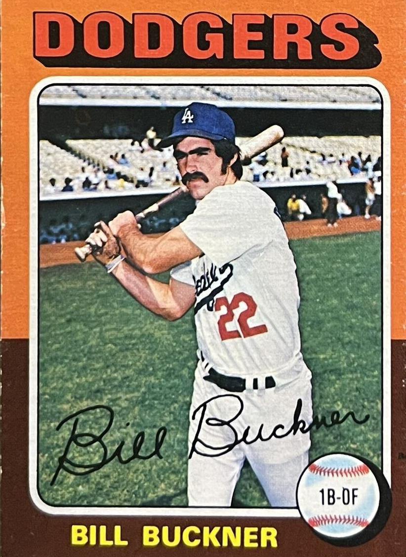 1975 O-Pee-Chee Baseball Bill Buckner #244