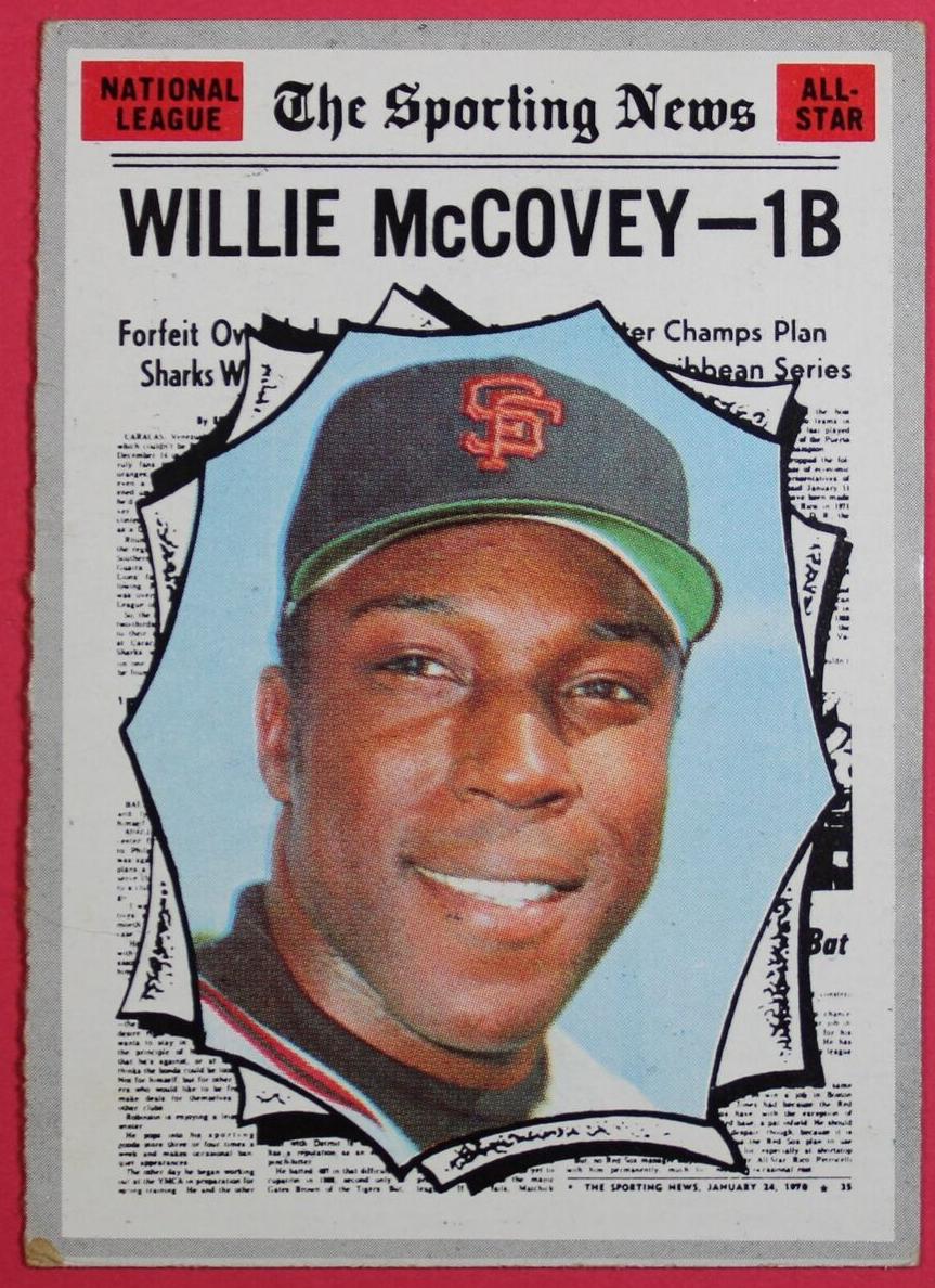 1970 Topps Baseball All-Star Willie McCovey #450 PSA 7