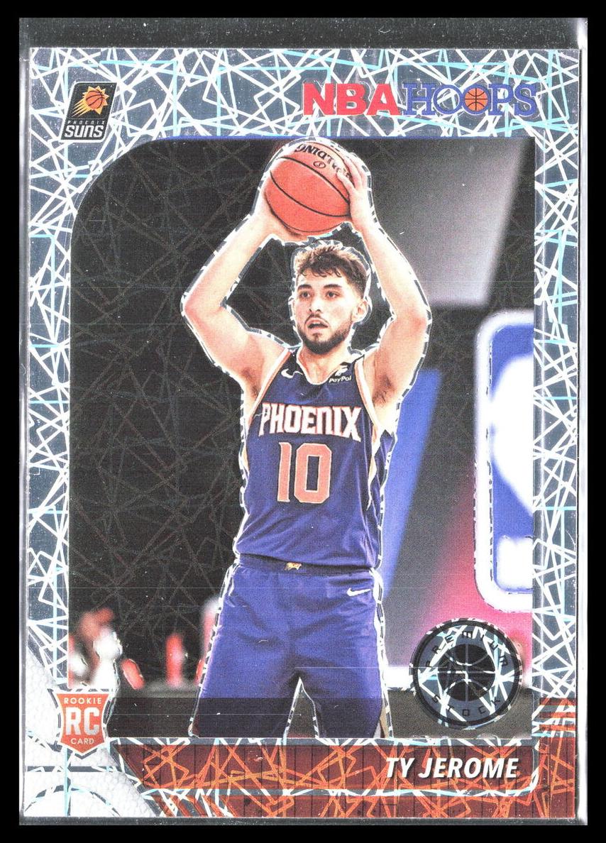 2019 Panini Hoops Premium Stock Basketball Silver Laser Ty Jerome #219 PSA 10