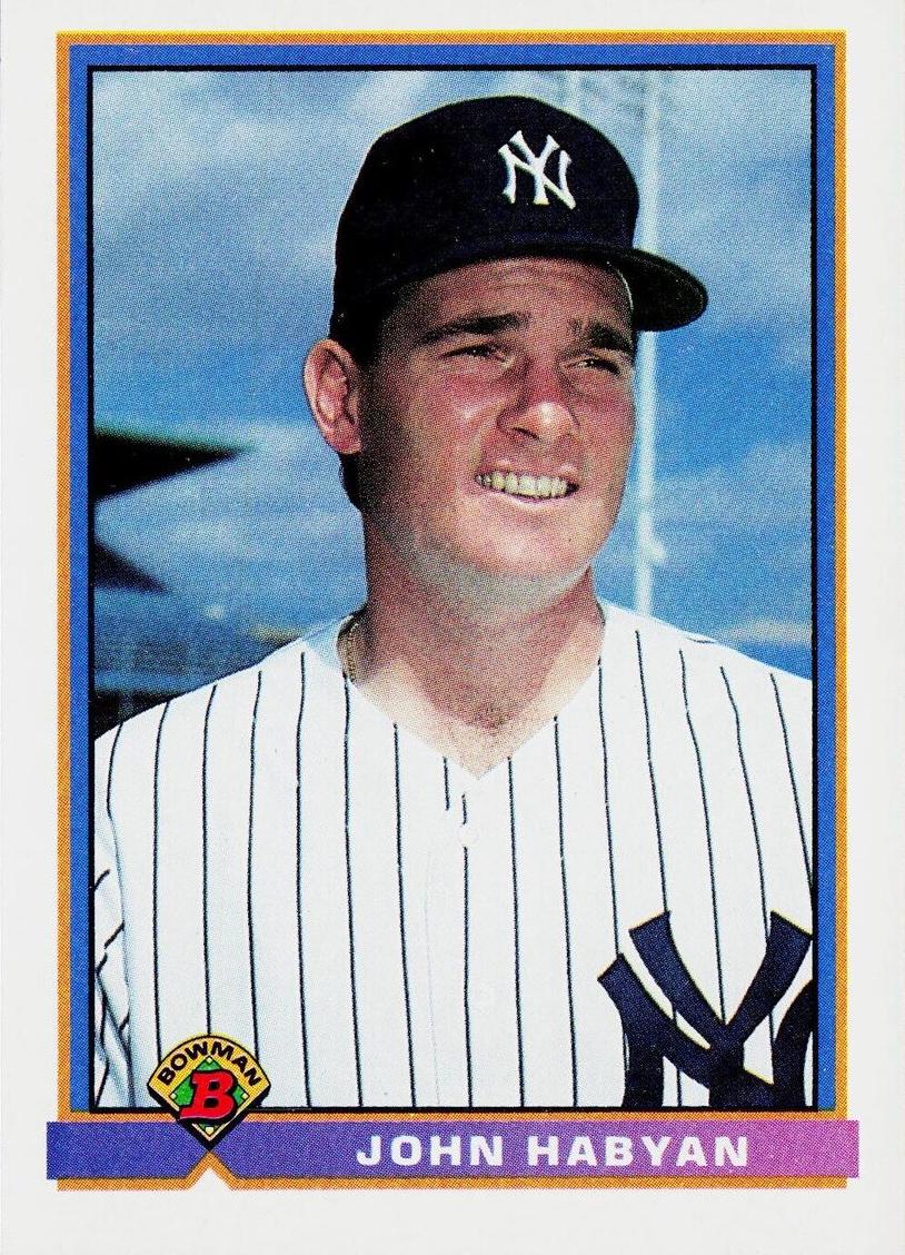 1991 Bowman Baseball John Habyan #167