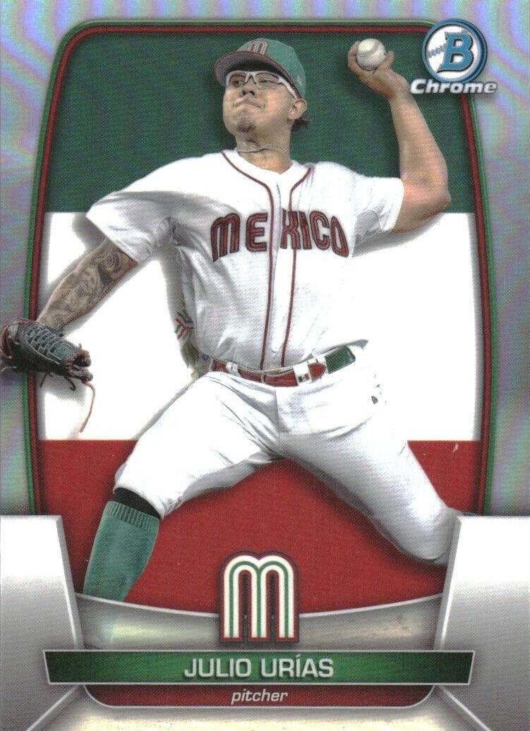 2023 Bowman Chrome Baseball Refractor Julio Urias #WBC-63