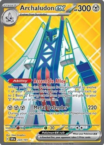 2024 Pokemon Scarlet & Violet Surging Sparks Archaludon #224