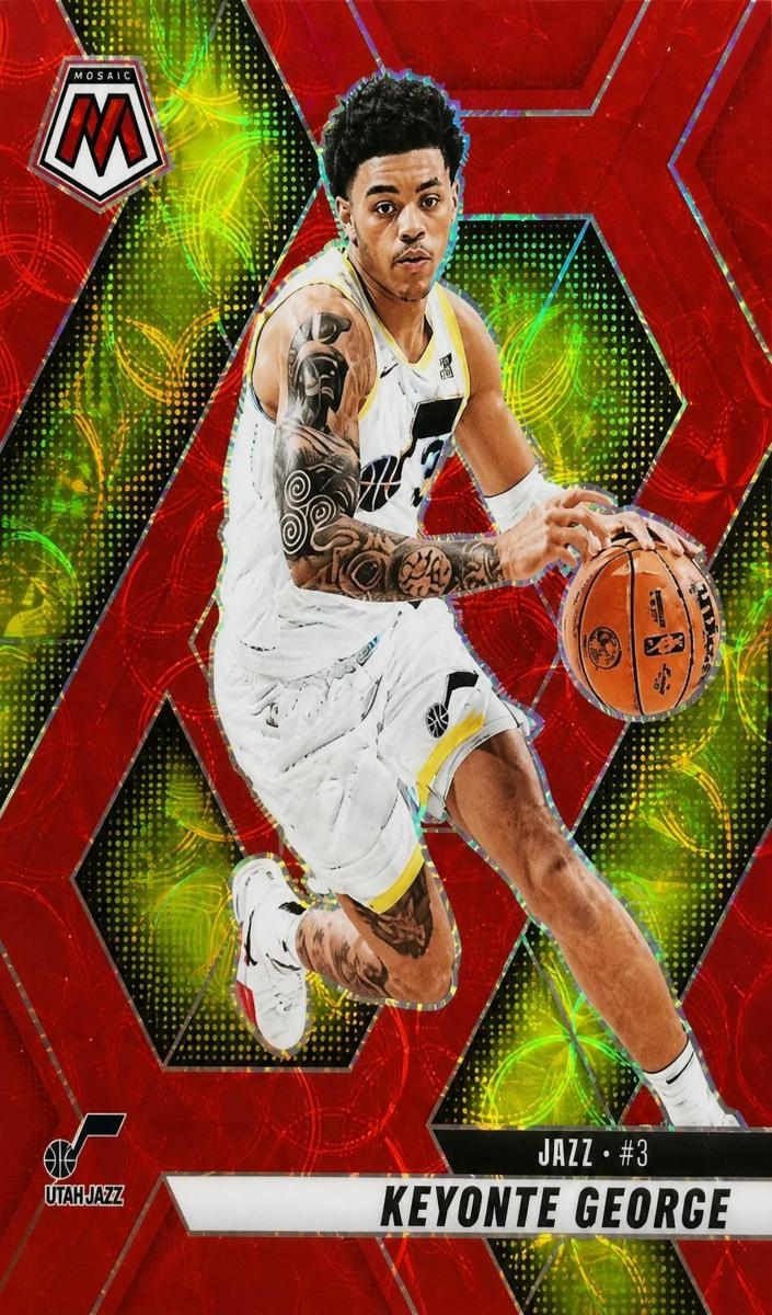 2024 Panini Mosaic Basketball International Red Keyonte George #116