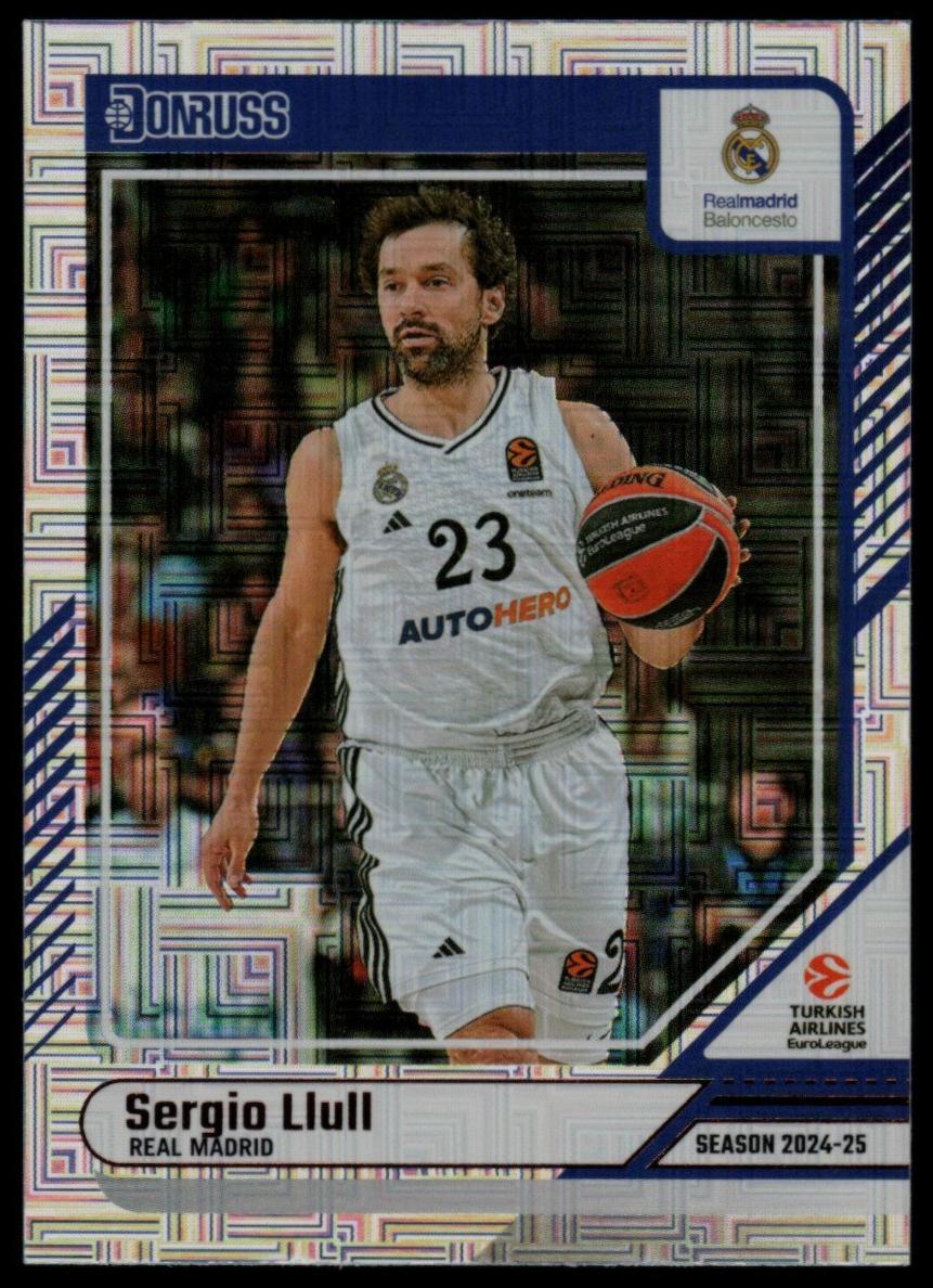 2024 Donruss Turkish Airlines EuroLeague Basketball Sergio Llull #141