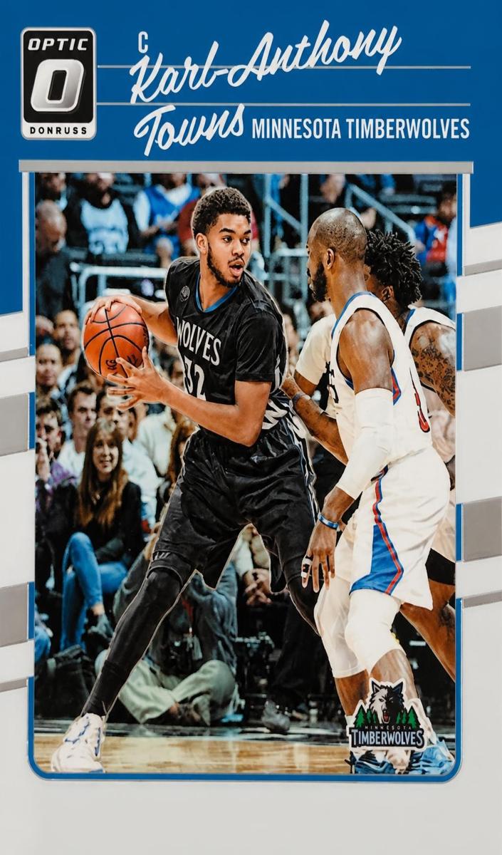 2016 Donruss Optic Basketball Karl-Anthony Towns #128 PSA 10