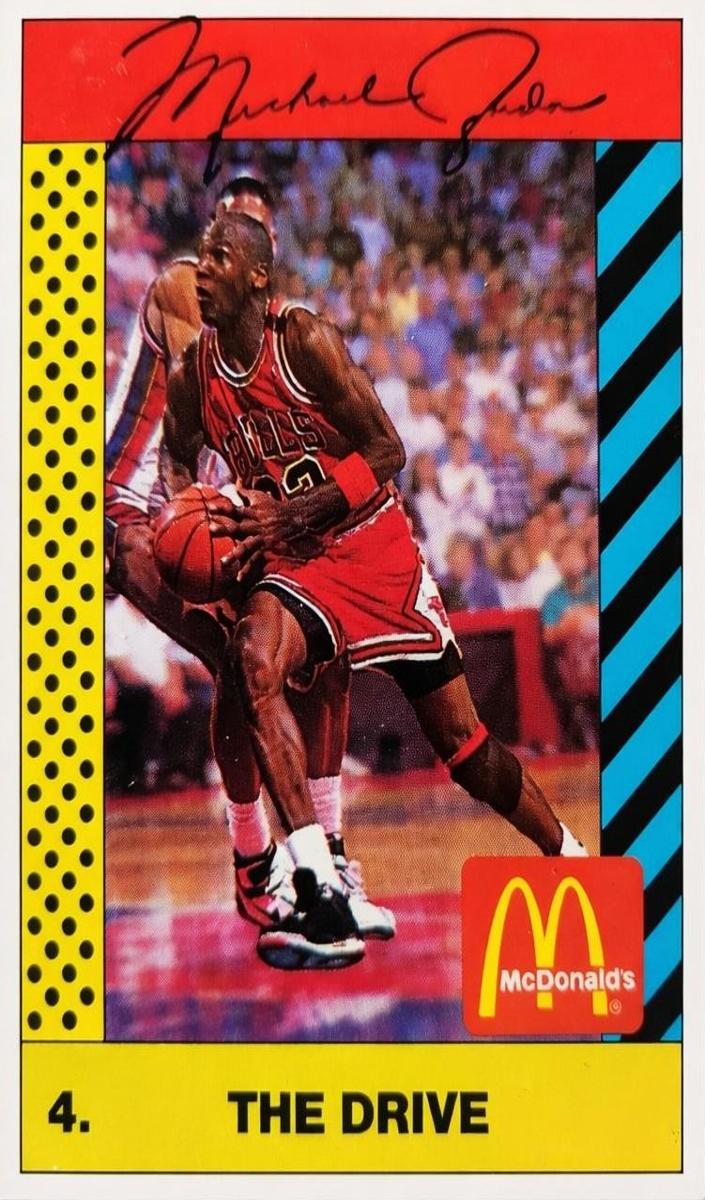 1990 McDonald's Michael Jordan Basketball The Drive Michael Jordan #4