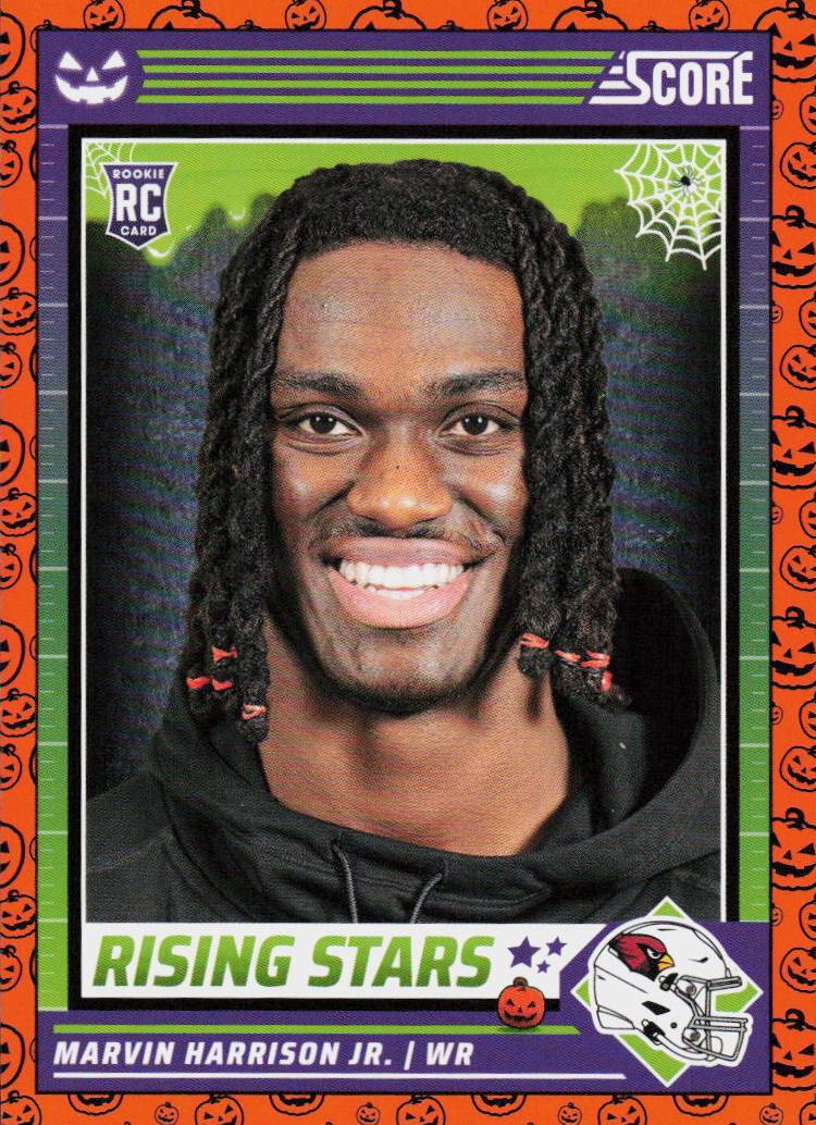 2024 Panini Score-a-Treat Football Pumpkin Marvin Harrison Jr. #38 PSA 9