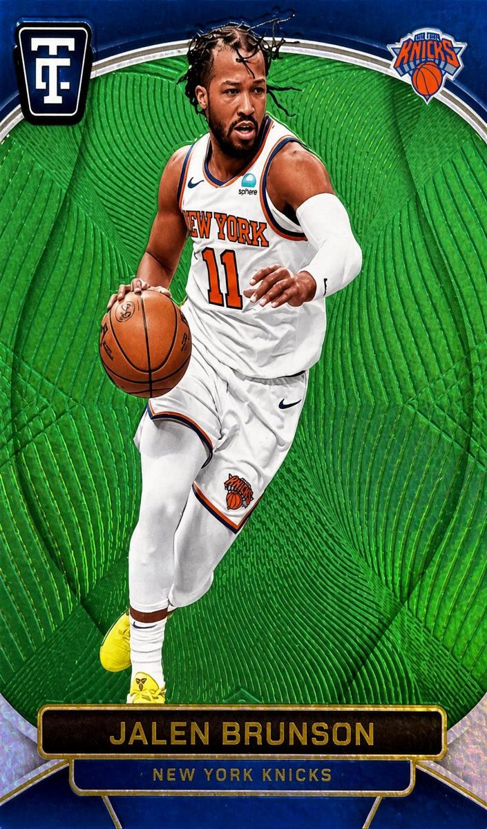 2024 Panini Totally Certified Basketball Mirror Platinum Green Jalen Brunson #27